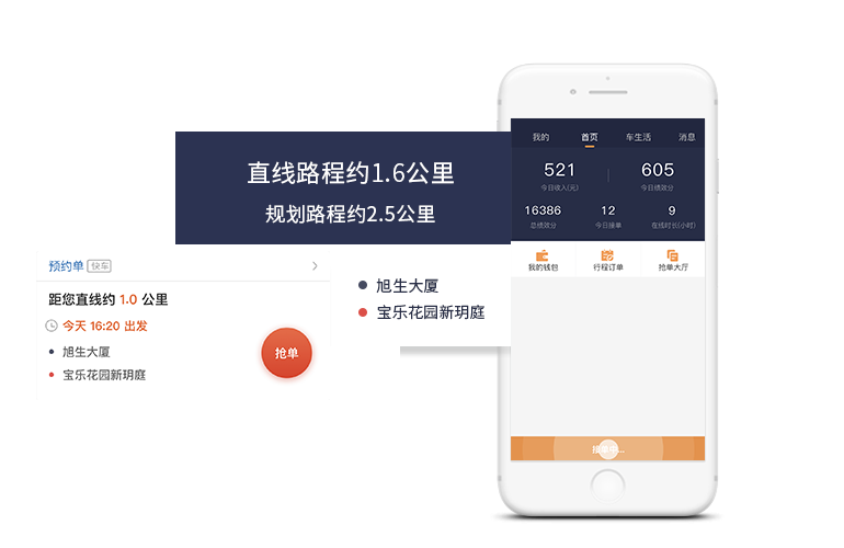 搶單/派單模式，百秒應(yīng)答